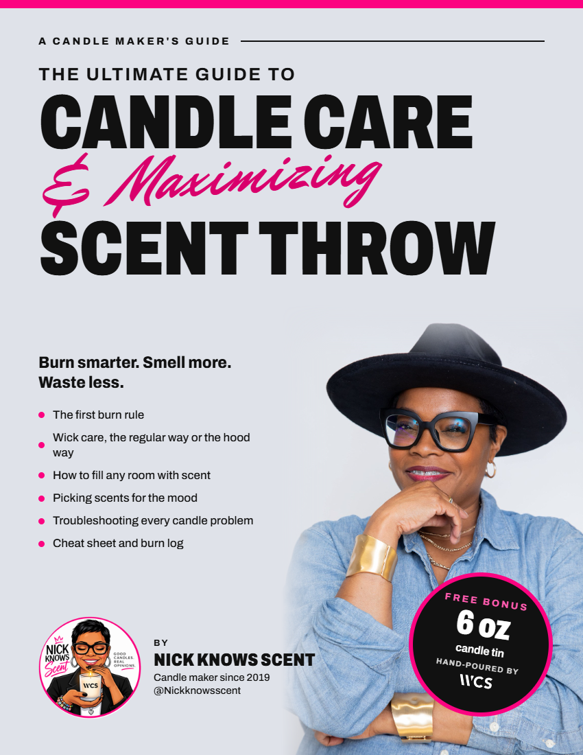 Candle Care Guide + Bonus 6 oz Candle